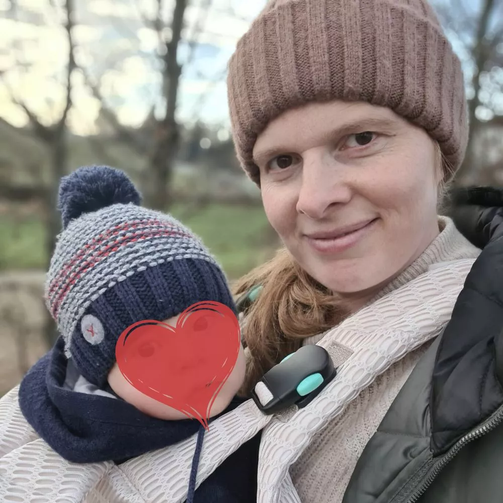 Mama Elisabeth mit Baby